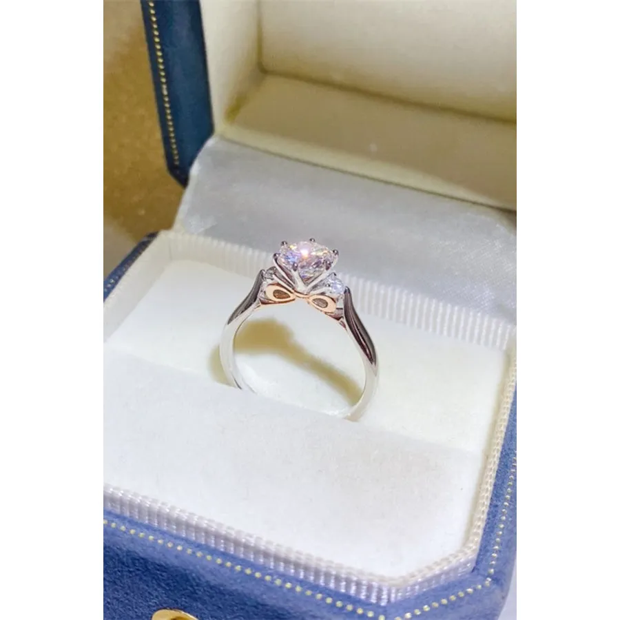 2 Carat Moissanite 925 Sterling Silver Ring