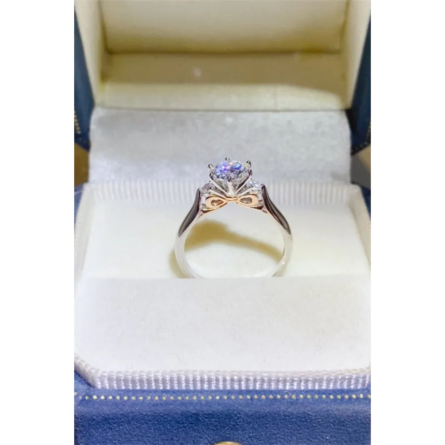 2 Carat Moissanite 925 Sterling Silver Ring