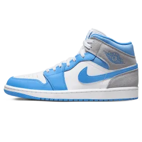 Air Jordan 1 Mid 'University Blue Grey'