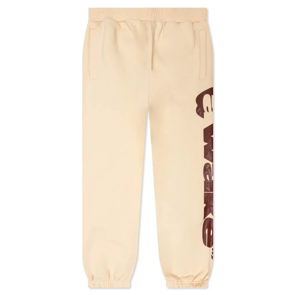 Apple Logo Sweatpant - Beige