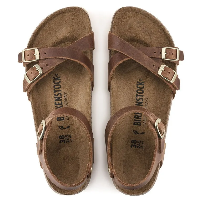 Birkenstock Women's Kumba - Cognac Oiled Leather