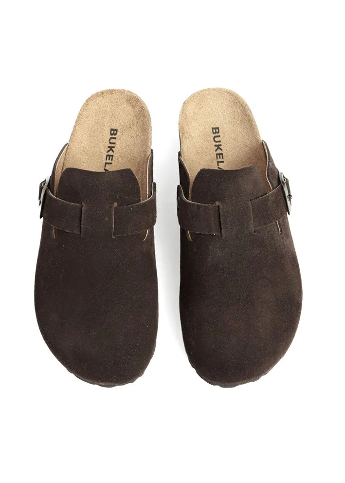 Bukela Molly Slipper Sko - Dark Brown