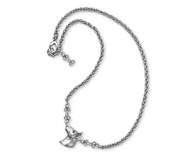 Bull Terrier Ankle Bracelet Handmade Sterling Silver Dog Jewelry BU12-A