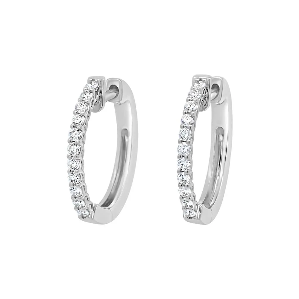 Clara by Martin Binder Diamond Oval Hoop Earrings (0.70 ct. tw.)