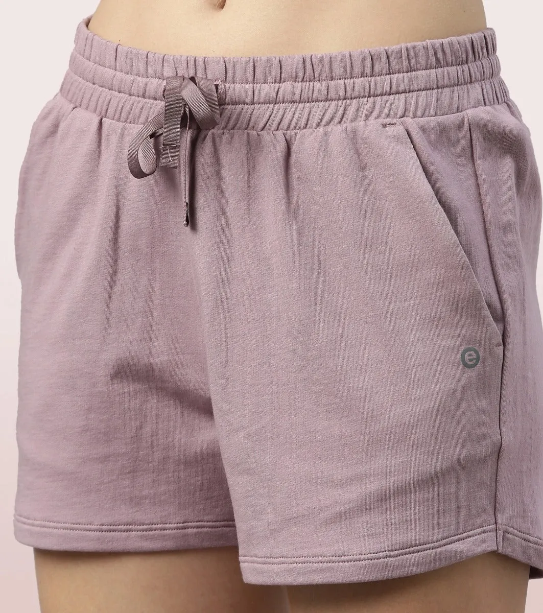 Comfy Shorts | Terry Shorts With Adjustable Waistband & Pockets