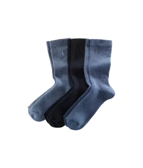 Crew Sock 3-pack - Blue