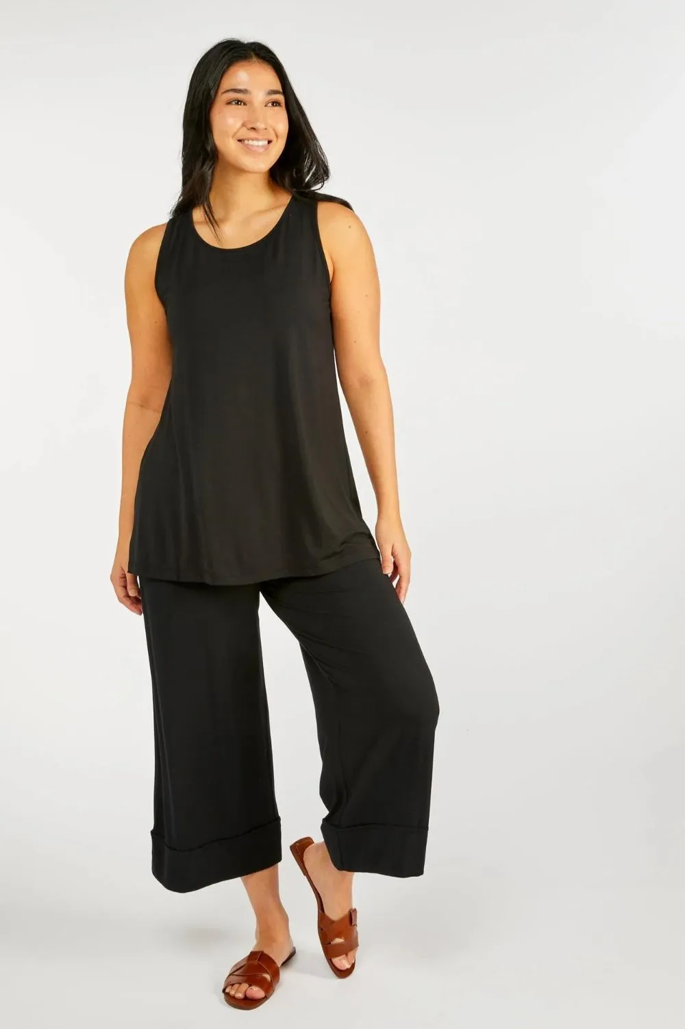 Culotte Resort Pant | Black