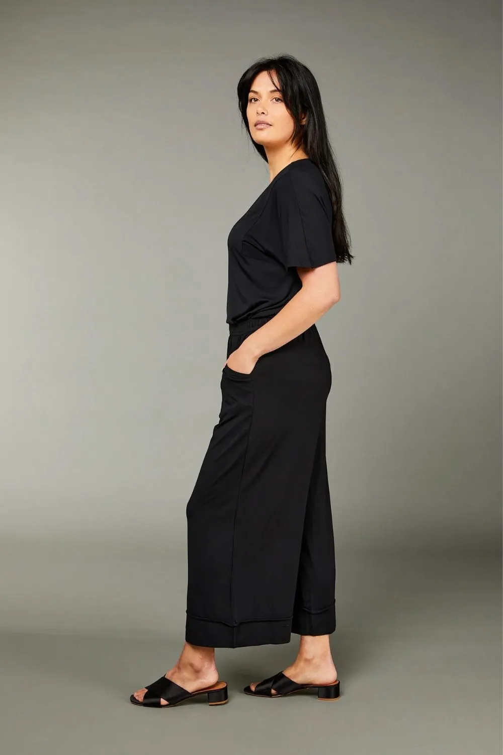 Culotte Resort Pant | Black