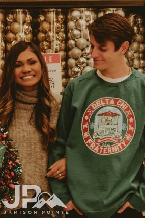 Delta Chi Christmas Snow Globe Sweatshirt