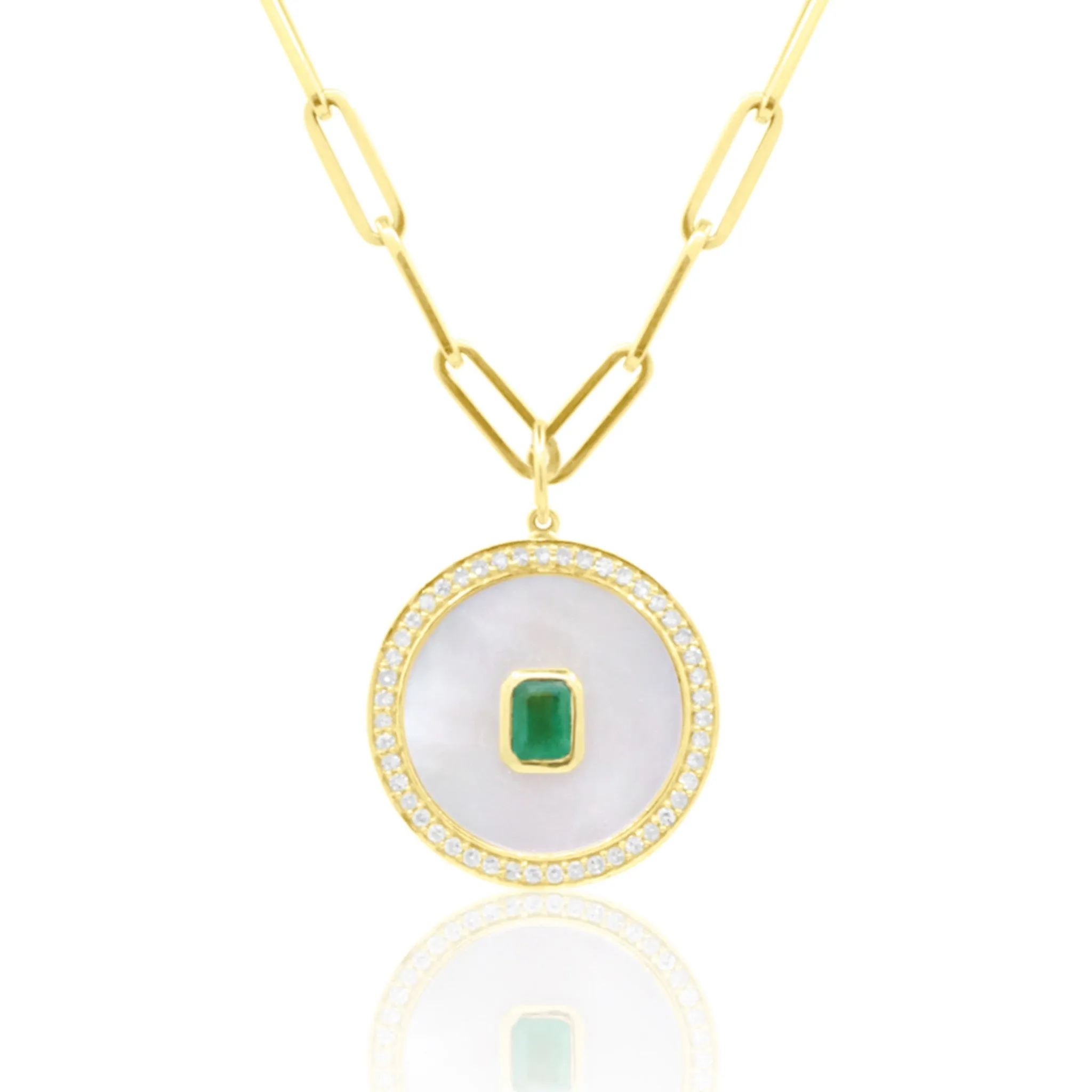 Emerald Snow Pendant