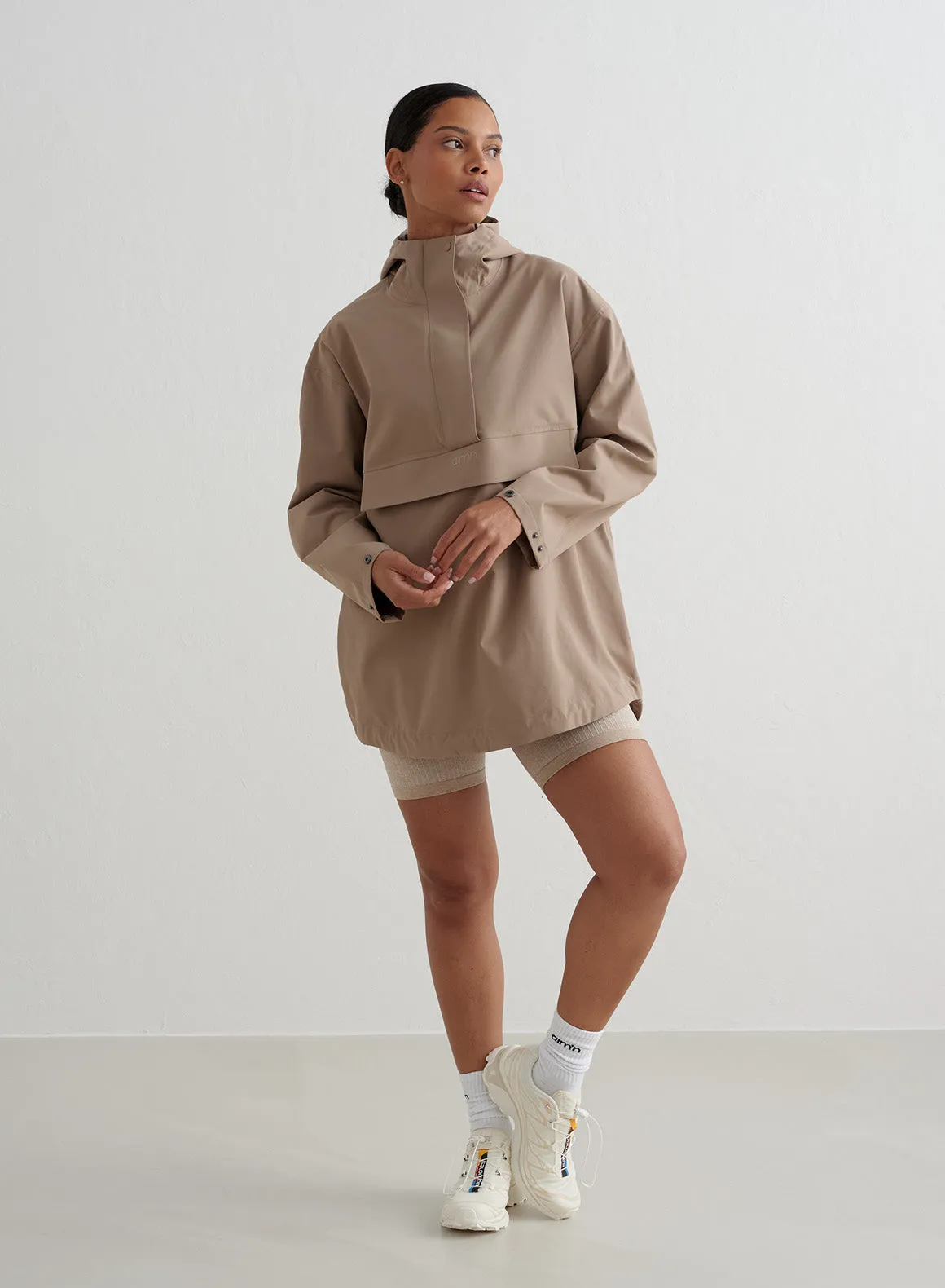 Espresso Waterproof Oversized Anorak