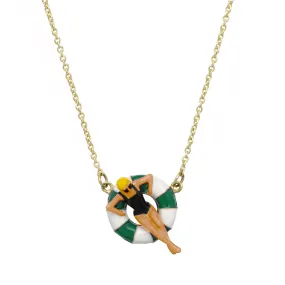 FLOTADORA GREEN NECKLACE