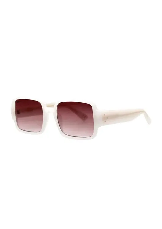 Groove Thang Sunglasses - Snow White