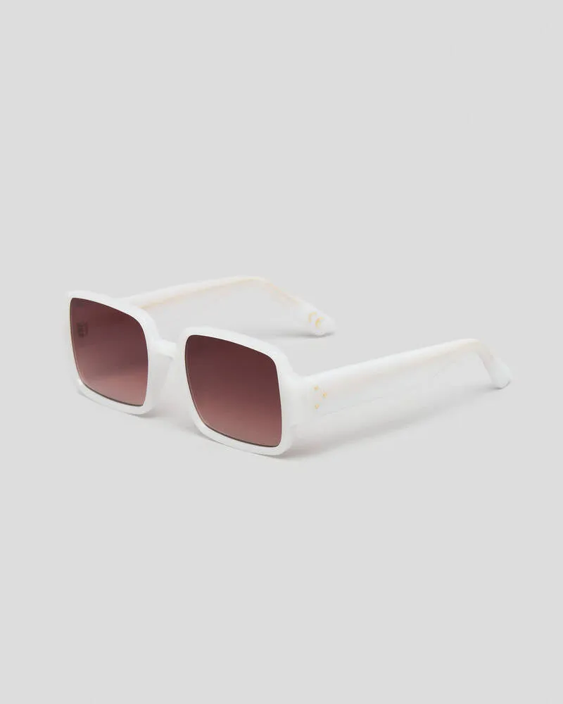 Groove Thang Sunglasses - Snow White