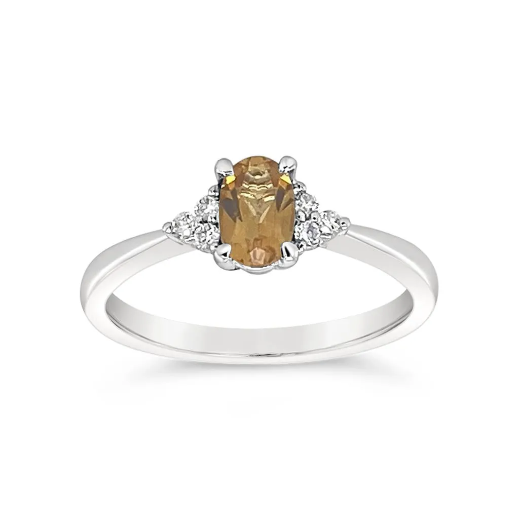 Irisa by Martin Binder Citrine & Diamond Accent Ring