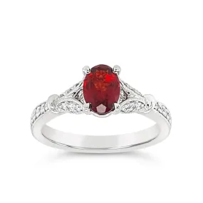 Irisa by Martin Binder Garnet & Diamond Accent Ring