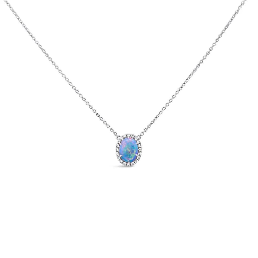 Irisa by Martin Binder Opal & Diamond Necklace