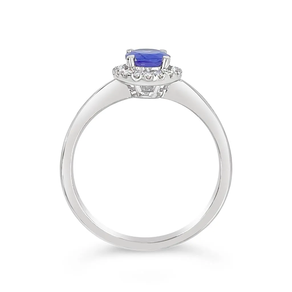 Irisa by Martin Binder Tanzanite & Diamond Ring