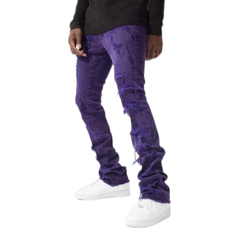 Jordan Craig Martin Stacked Santorini Denim (Purple) JTF1178