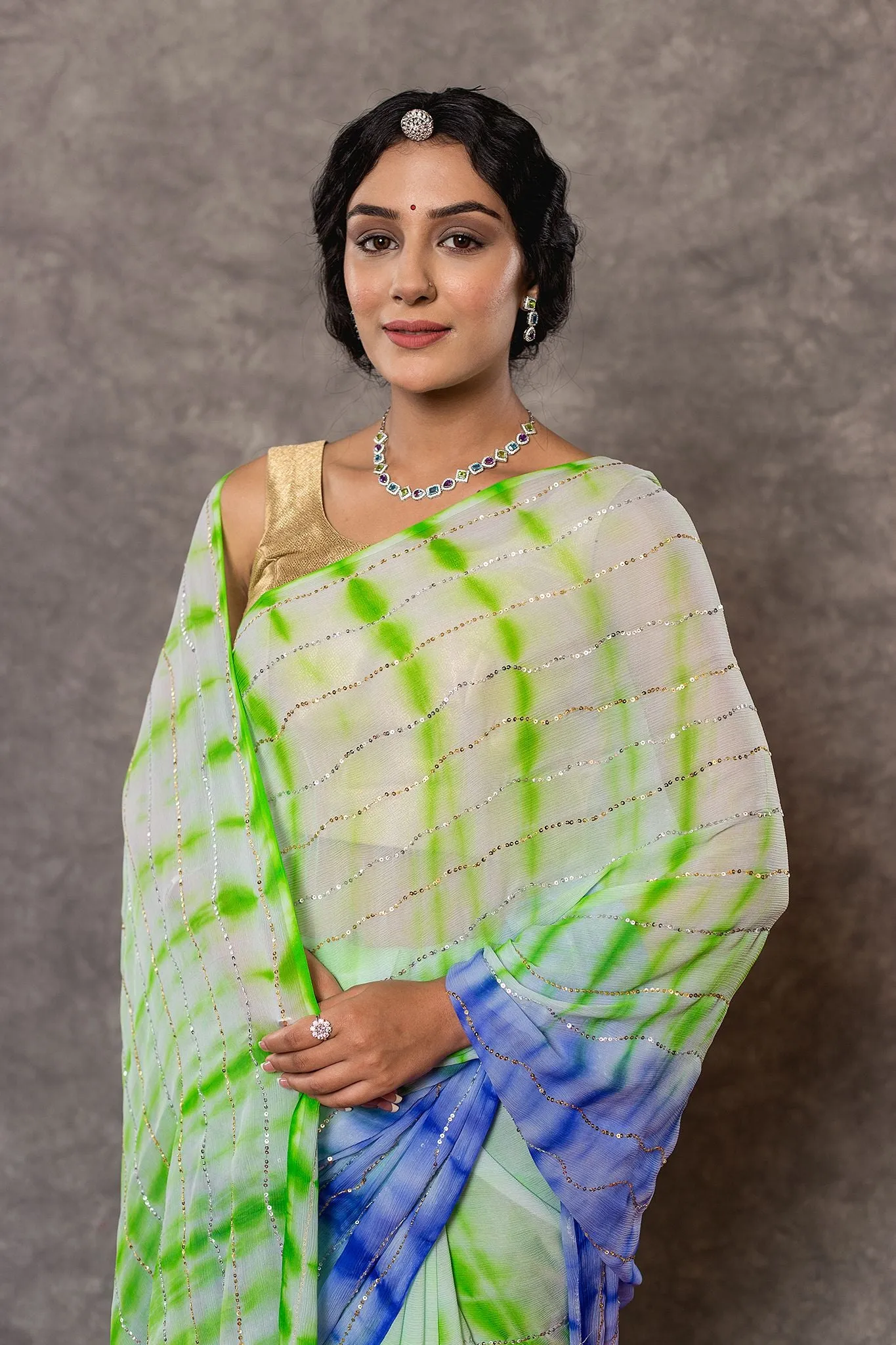 Lehariya Saree