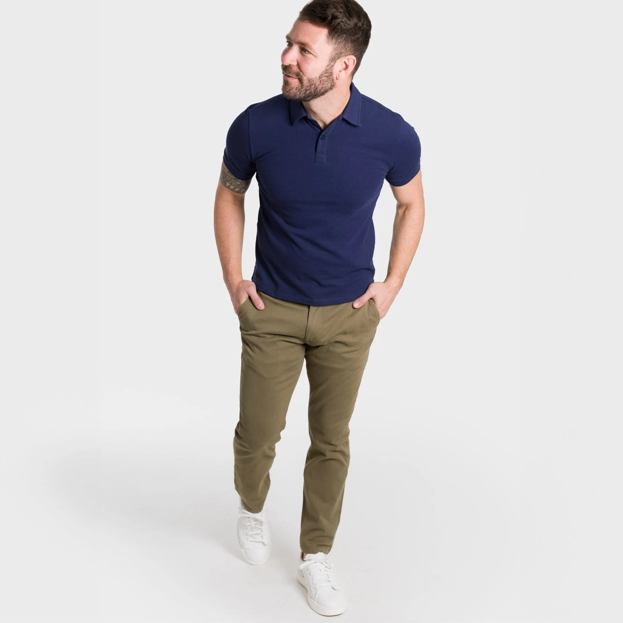 Light Green Lightweight Stretch Chino