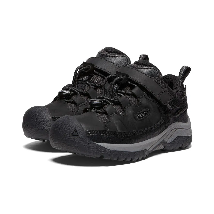 Little Kids' Targhee Waterproof Shoe  |  Black/Steel Grey