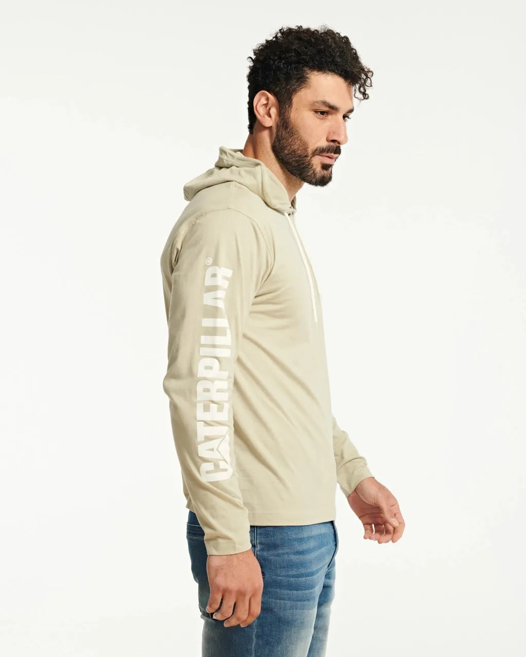 Men's UPF Hooded Banner Long Sleeve T-Shirt