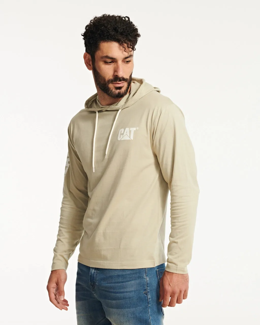 Men's UPF Hooded Banner Long Sleeve T-Shirt