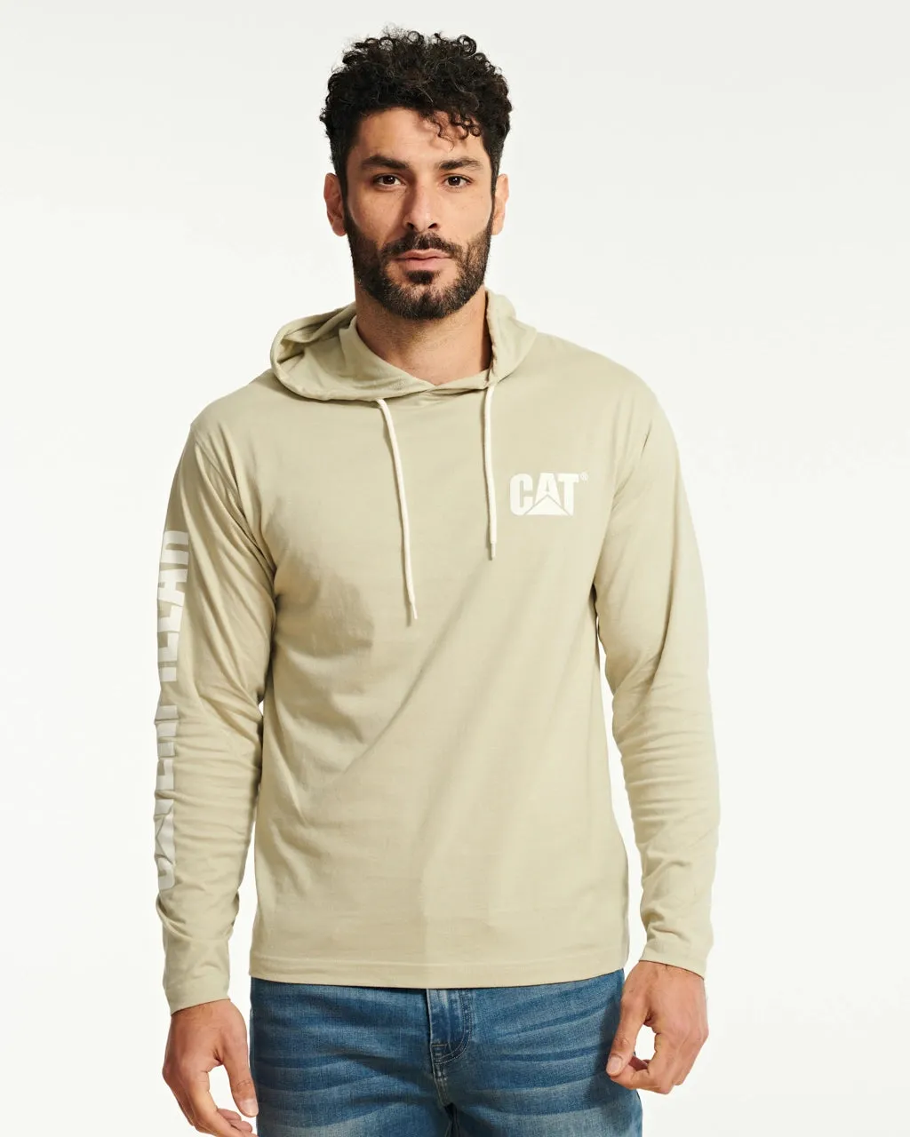 Men's UPF Hooded Banner Long Sleeve T-Shirt