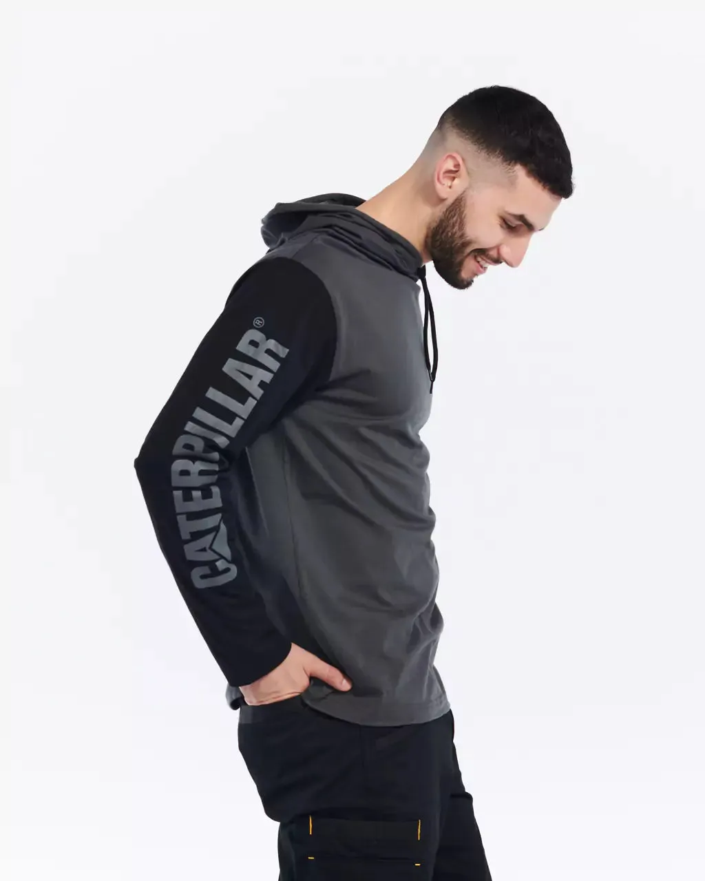 Men's UPF Hooded Banner Long Sleeve T-Shirt