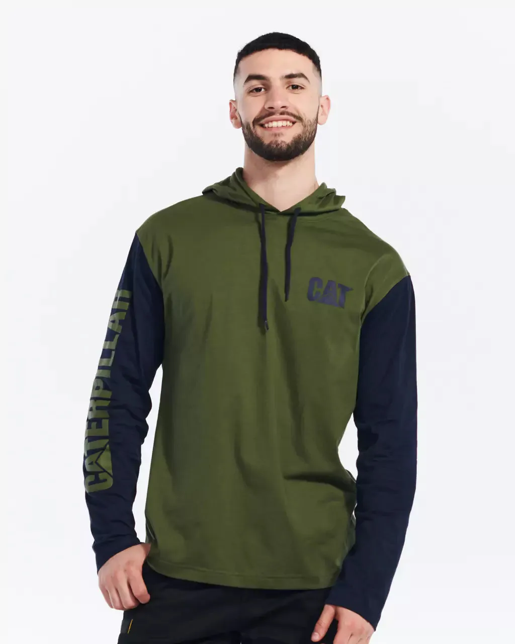 Men's UPF Hooded Banner Long Sleeve T-Shirt