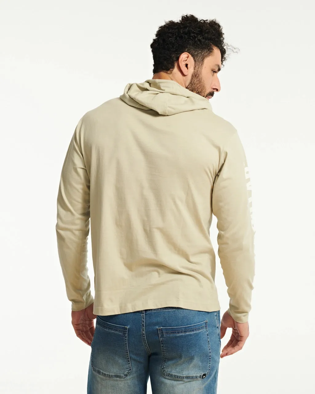 Men's UPF Hooded Banner Long Sleeve T-Shirt