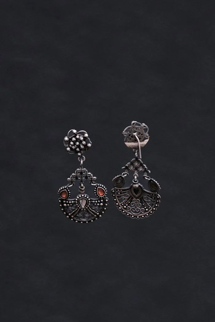 Mughal Inspired Jaali Work Earrings