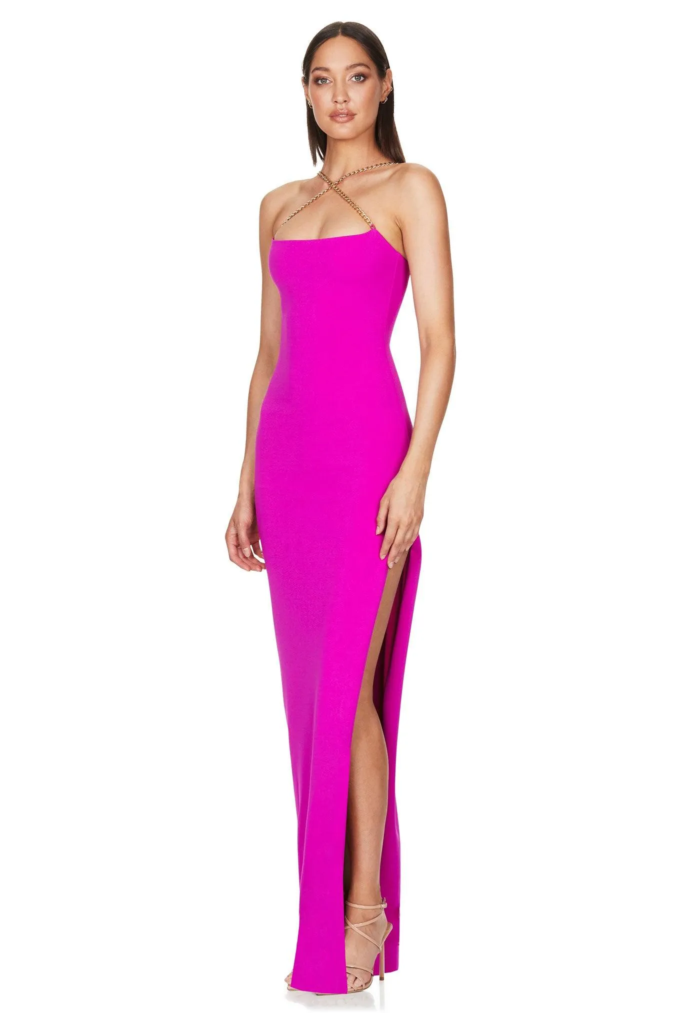 Nookie Estella Gown - Bright Fuchsia