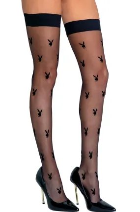 Playboy Bunny Noir Stockings