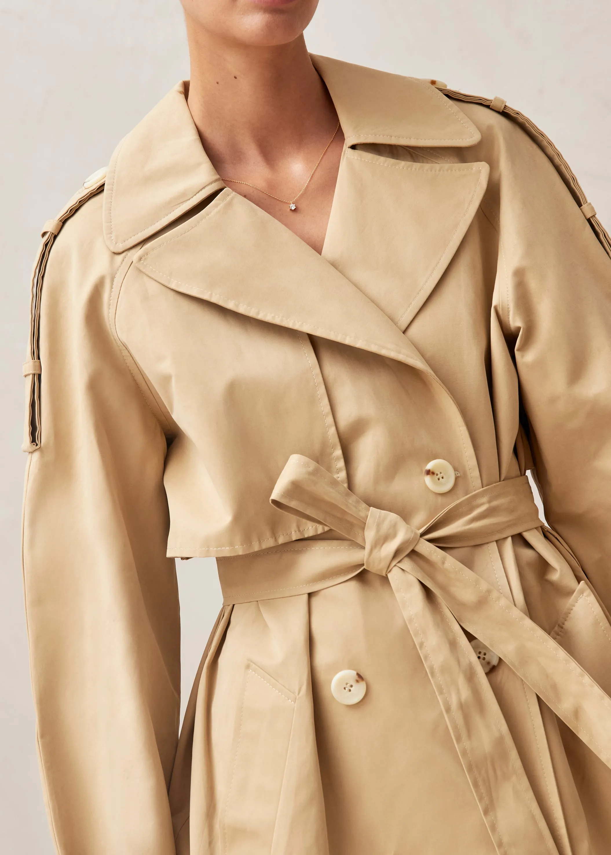 Rain Beige Trench Coat