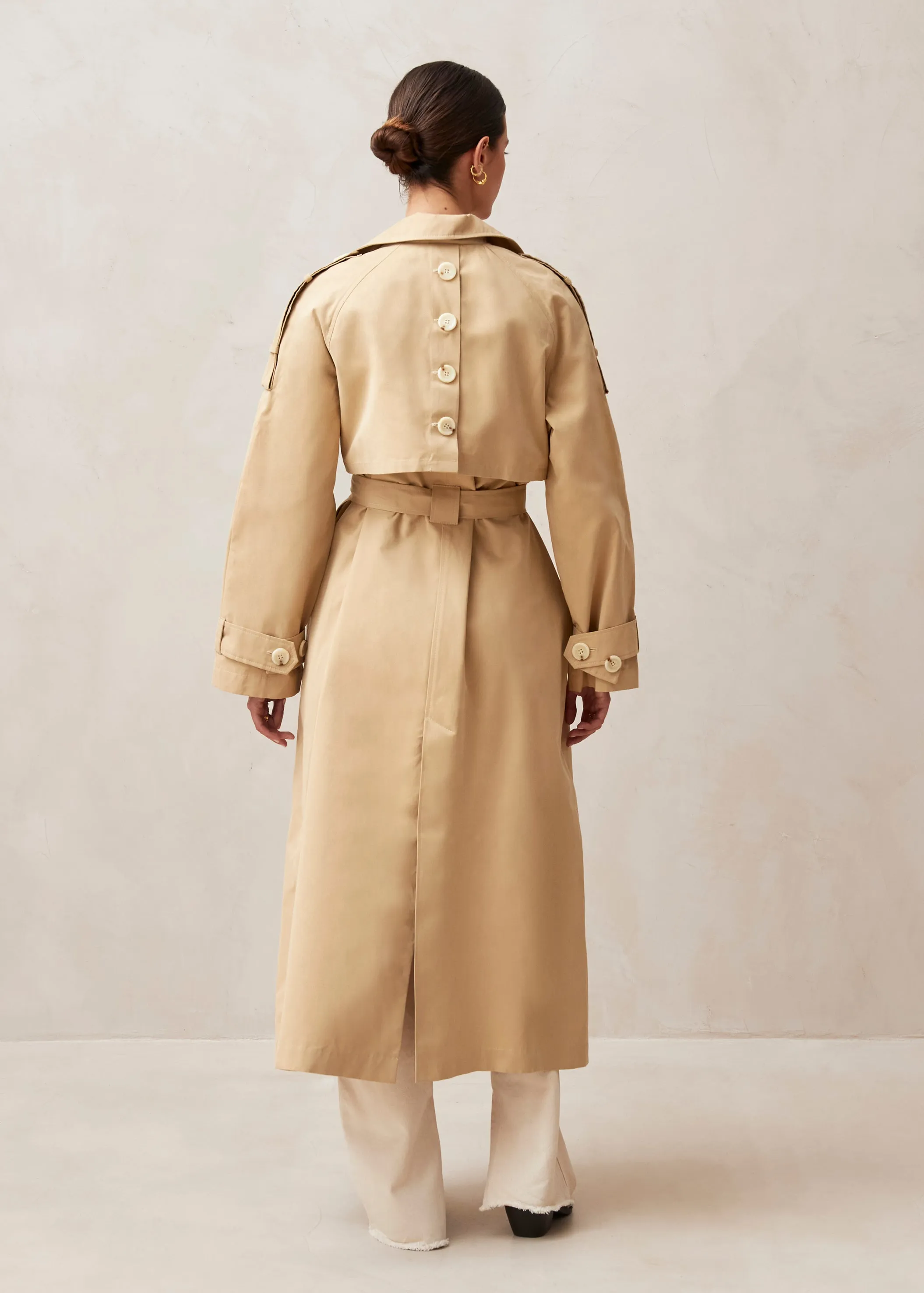 Rain Beige Trench Coat