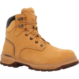 Rocky - Men's 6" Rams Horn Wheat Waterproof Work Boot - RKK0442