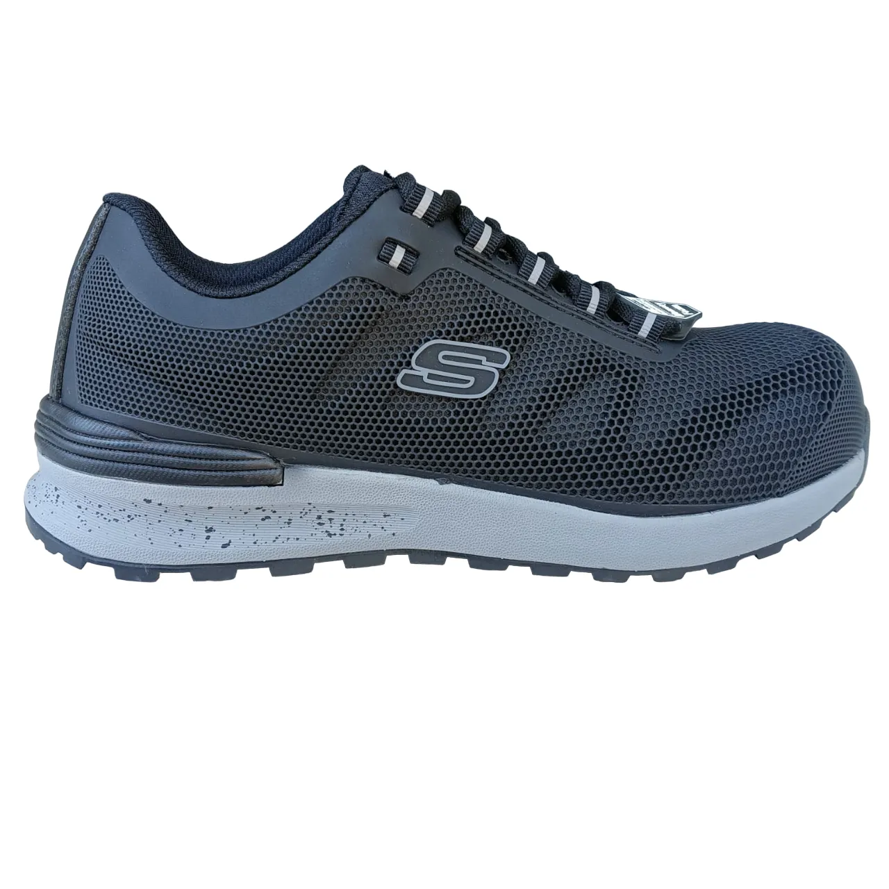 Skechers Bulklin 77180WEC black safety work shoe