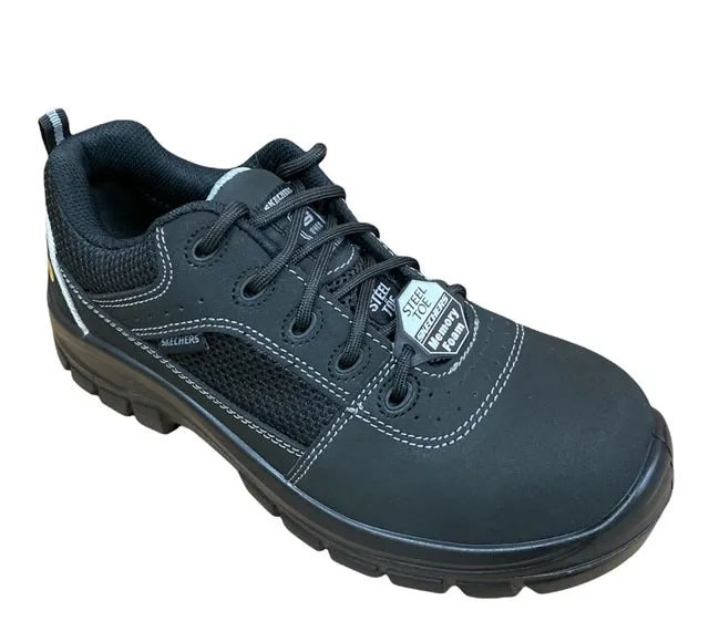 Skechers men's safety work shoe Trophus 200001EC/BLK black