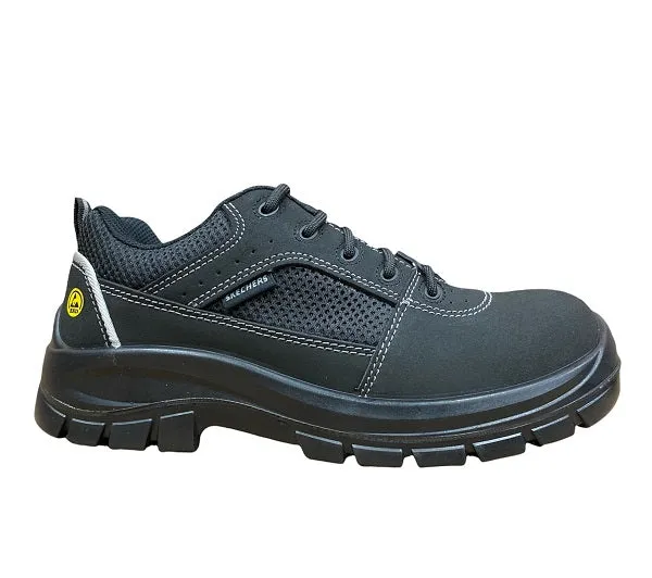 Skechers men's safety work shoe Trophus 200001EC/BLK black