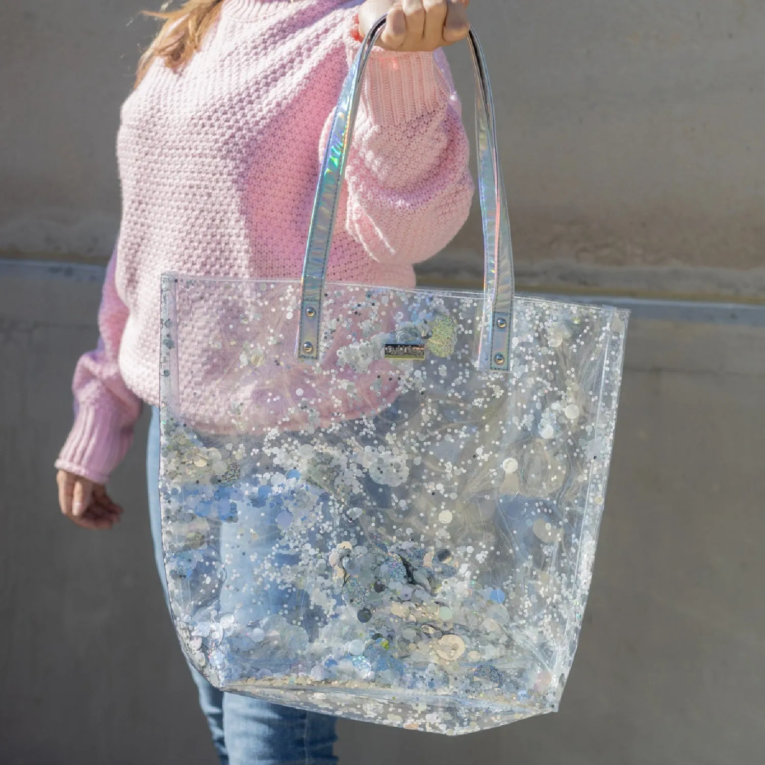 Snow Much Fun Confetti Bucket Bag