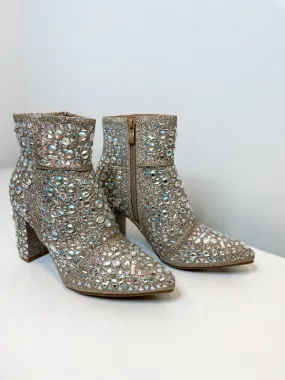 Stand Out Rhinestone Ankle Bootie