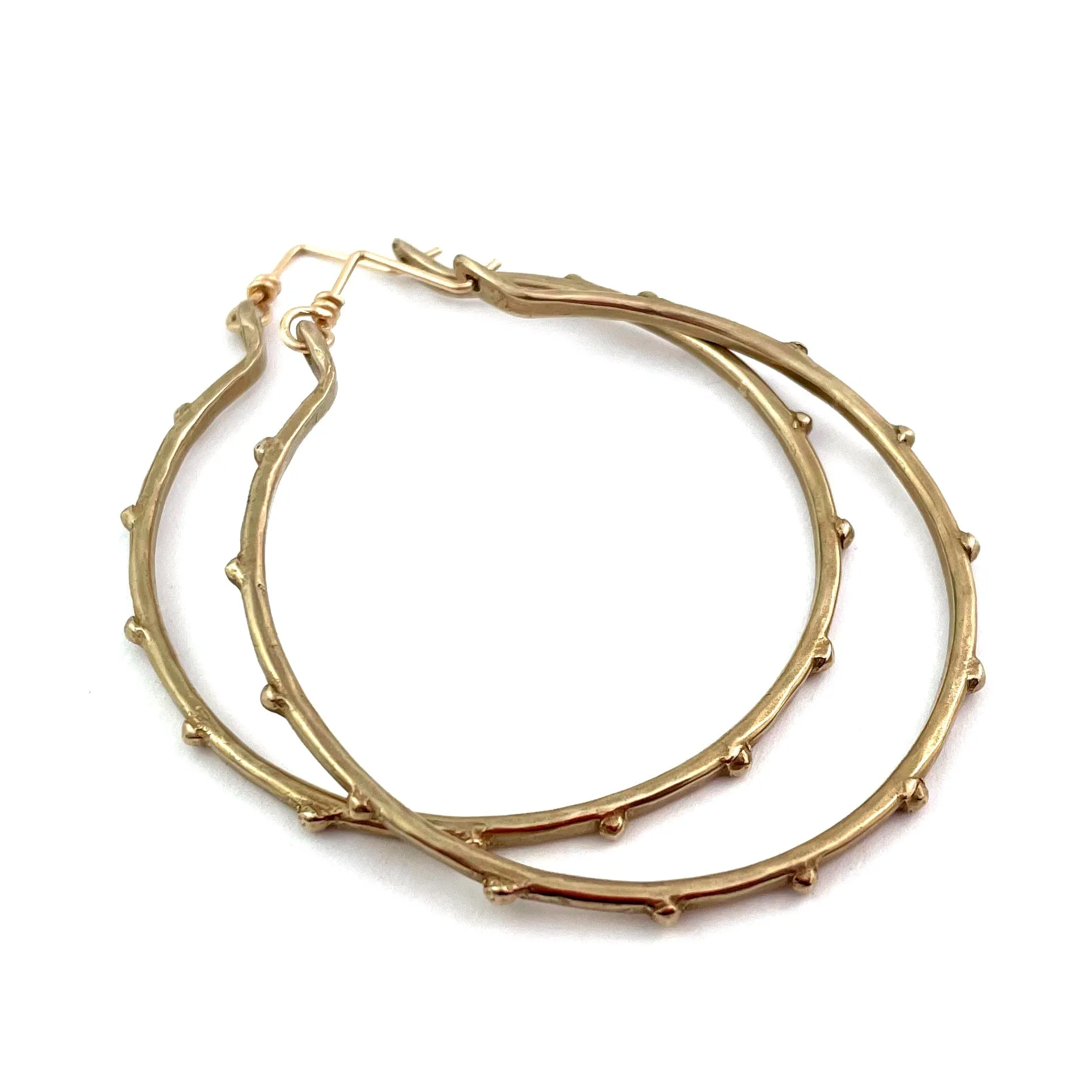 Statement RIVETED Hoops - BRONZE