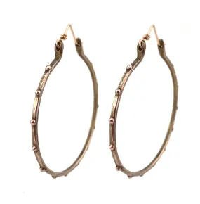 Statement RIVETED Hoops - BRONZE