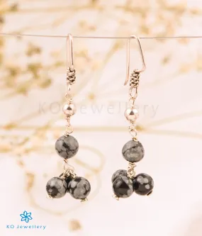 The Snow Flake Silver Gemstone Earring