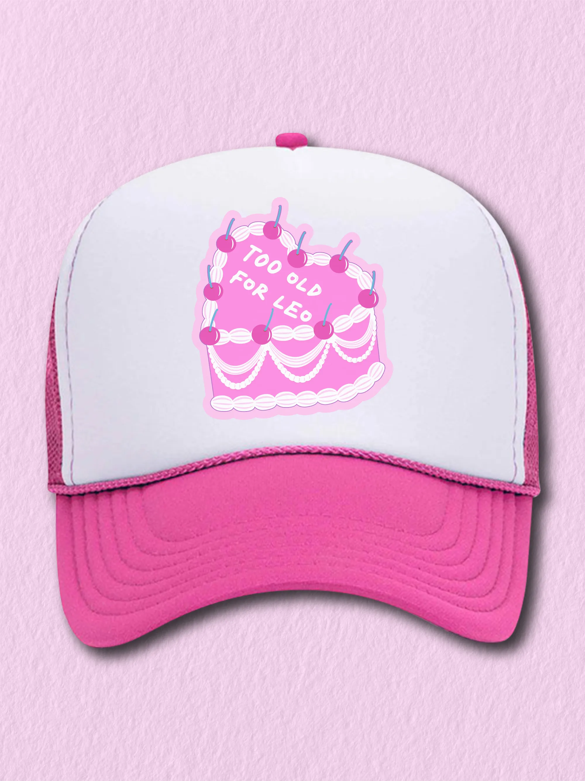 Too Old For Leo Cake (Hat)