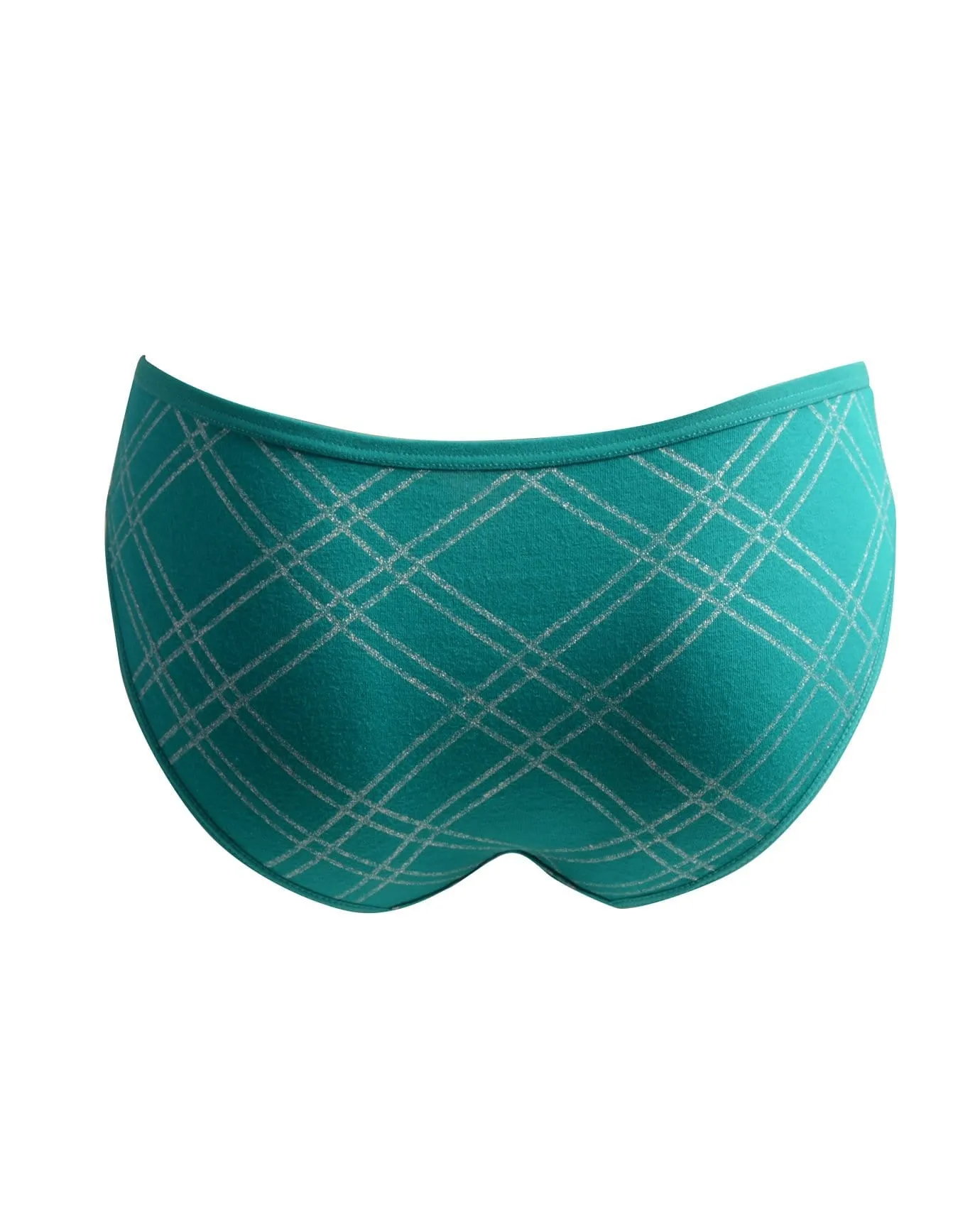 Vision Intimates Glitter Plaid Panty