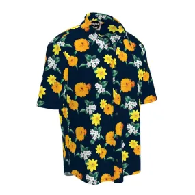 Warm Floral Short Sleeve Shirt